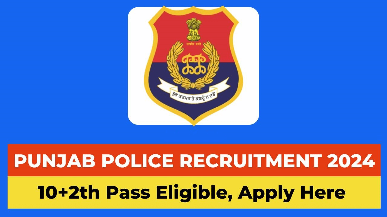 Punjab Police Constable Online Form 2024
