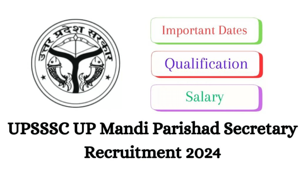 UPSSSC Mandi Parishad Sachiv Grade II Online Form 2024